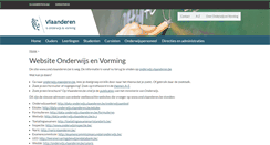 Desktop Screenshot of ond.vlaanderen.be
