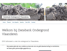 Tablet Screenshot of dov.vlaanderen.be