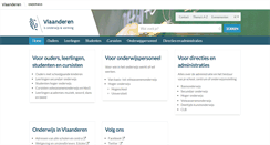 Desktop Screenshot of onderwijs.vlaanderen.be