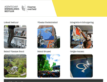 Tablet Screenshot of binnenland.vlaanderen.be
